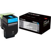 Lexmark 70C0X20 Extra High Yield Cyan Toner