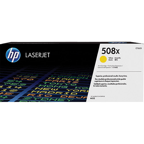HP 508X High Yield Yellow Toner CF362X