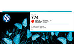 HP 774 Chromatic Red DesignJet Ink Cartridge