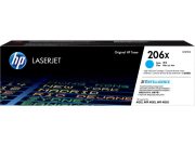 HP 206X High Yield Cyan Toner Cartridge