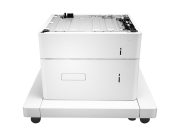 HP LaserJet 1x550-sheet and 2000-sheet HCI Feeder and Stand
