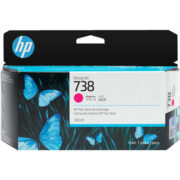 HP 738 130-ml Magenta Ink Cartridge 498N6A