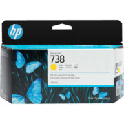 HP 738 130-ml Yellow Ink Cartridge 498N7A