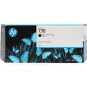 HP 738 300-ml Black Ink Cartridge 498N8A